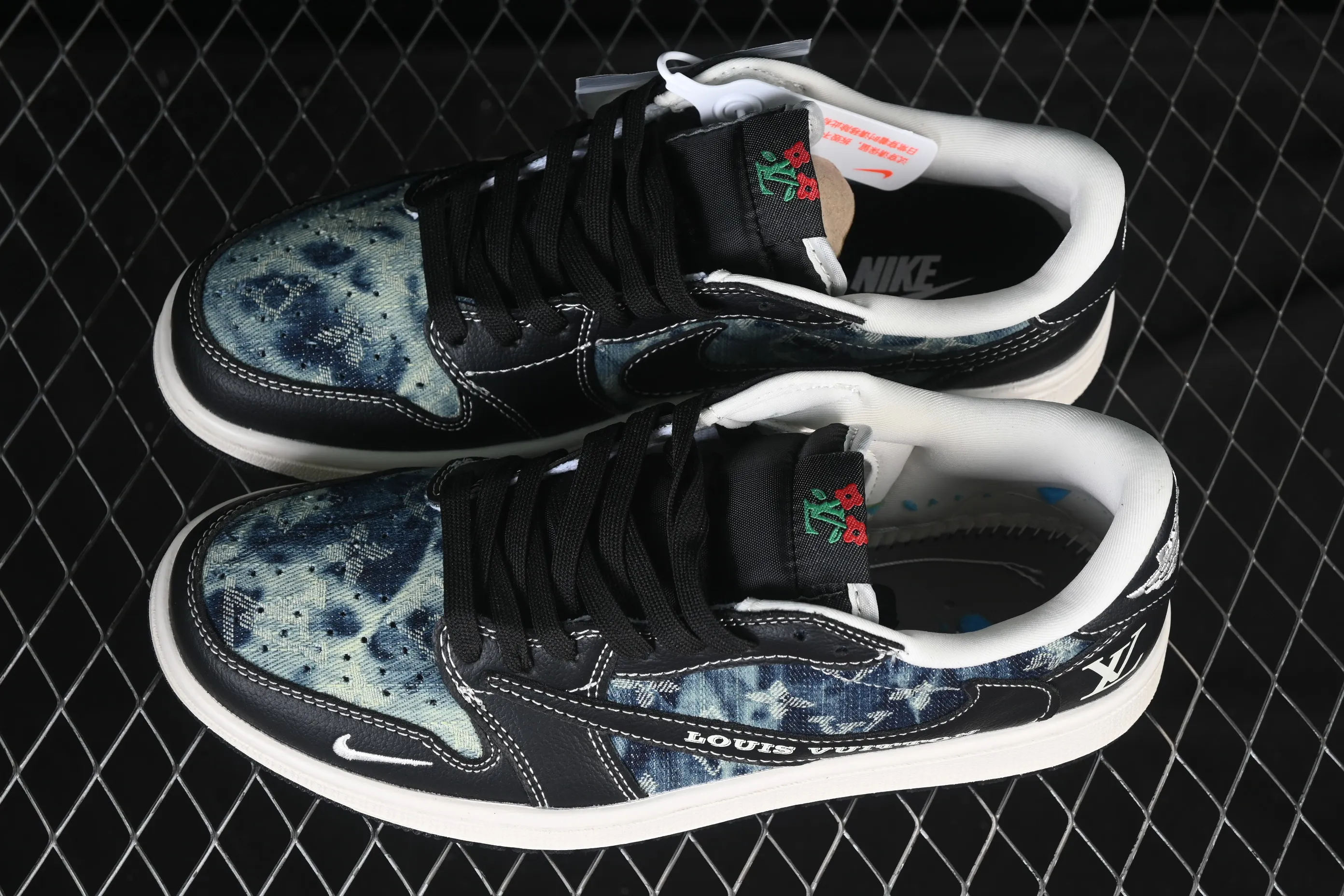 All Categories Air Jordan Jordan Series Basketball Shoes Air Jordan 1 Low High-end Customized Low-top Shoes Travis Scott x Fragment Design x Air Jordan 1 Low OG SP AJ1 Joe 1 LV Joint Retro Denim Low-top Cultural Casual Shoes LD2028-045